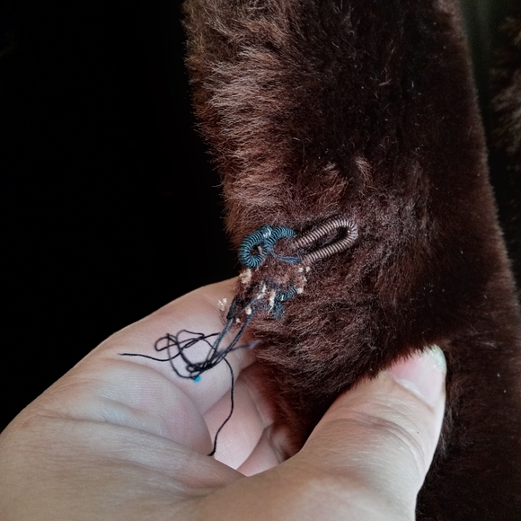 Katzman Fur (?) Coat Rust Brown - Picture 3 of 9
